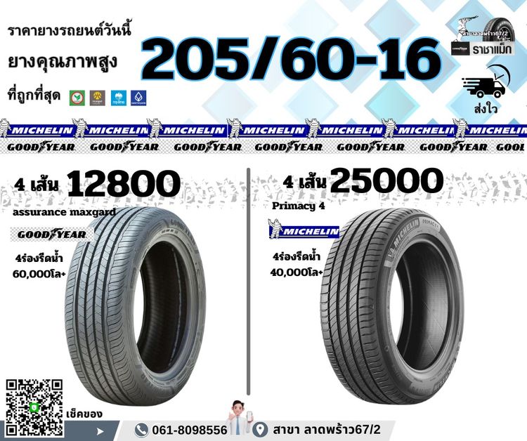 เช็คราคา ยางมิชลิน ขอบ15 -16 ถูกสุด รูปที่ 9