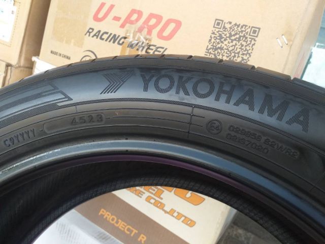 ยางคู่ Yokohama 215-55-18 ปี4523 ดอกเต็มๆ รูปที่ 5