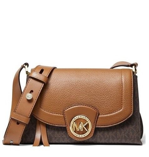 MICHAEL MICHAEL KORS BOWERY MEDIUM LEATHER CROSSBODY
