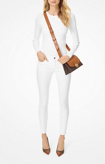 MICHAEL MICHAEL KORS BOWERY MEDIUM LEATHER CROSSBODY รูปที่ 2