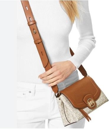 MICHAEL MICHAEL KORS BOWERY MEDIUM LEATHER CROSSBODY รูปที่ 3