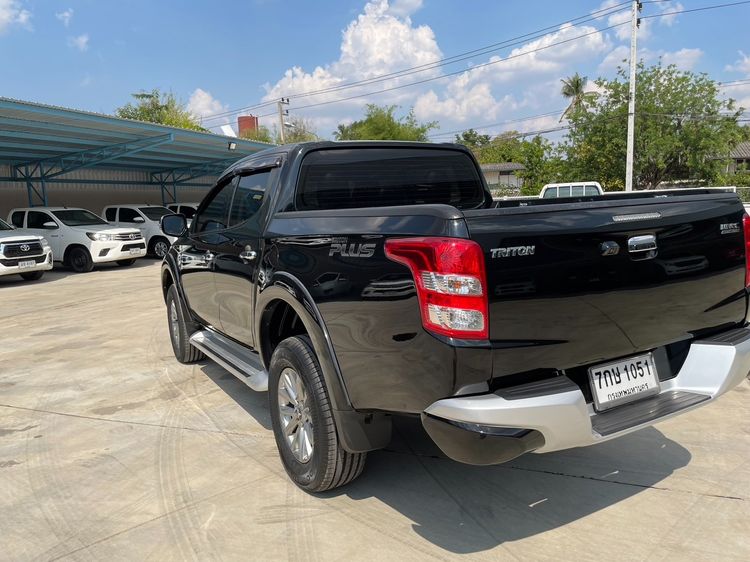 Mitsubishi Triton 2018 All New Double Cab 2.4 GLS Plus Pickup ดีเซล ไม่ติดแก๊ส เกียร์ธรรมดา ดำ รูปที่ 4