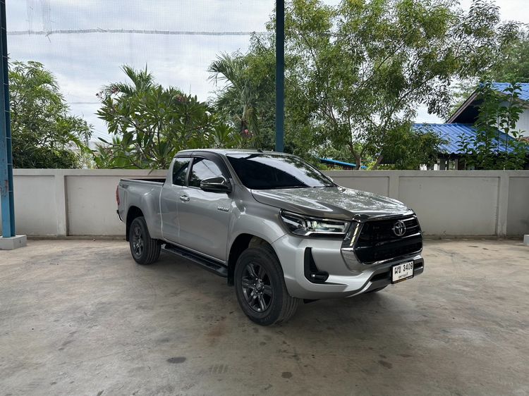 Toyota Hilux Revo 2021 Smart Cab 2.4 Mid Prerunner Pickup ดีเซล ไม่ติดแก๊ส เกียร์ธรรมดา เทา รูปที่ 2