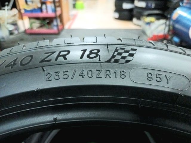 Michelin 235 40 18 ปี25 ใส่ฟรี-ส่งฟรี ชุดละ 18990.- รูปที่ 4