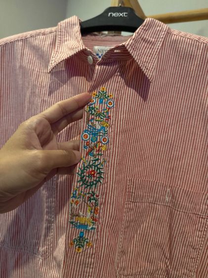 ลายทาง ปักดอกไม้เท่ห์ๆ รูปที่ 4