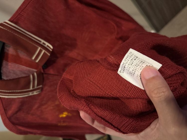 ผ้าระบาย เลือดหมู L รูปที่ 4