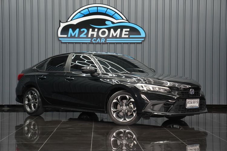 Honda Civic 2023 2.0 eHEV EL+ Sedan ไฮบริด เกียร์อัตโนมัติ ดำ รูปที่ 3