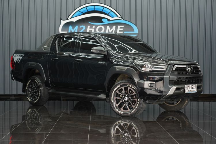Toyota Hilux Revo 2023 2.4 Prerunner G Rocco Pickup ดีเซล เกียร์อัตโนมัติ ดำ รูปที่ 3