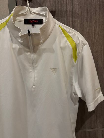 ผู้ชาย ขาว เสื้อกอล์ฟ HONMA M 
