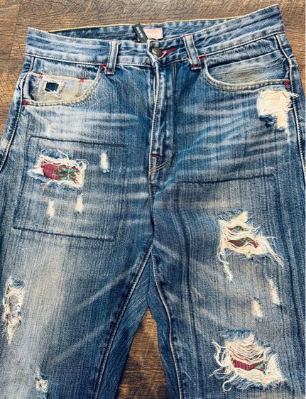 กางเกงยีนส์ ทรงกระบอก รูปที่ 2