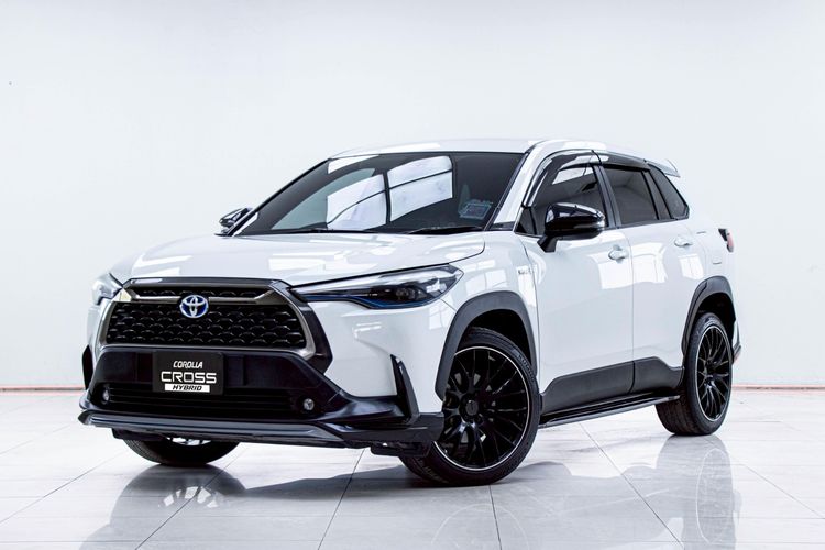 Toyota Corolla Cross 2020 1.8 Hybrid Premium Utility-car ไฮบริด ไม่ติดแก๊ส เกียร์อัตโนมัติ ขาว รูปที่ 4