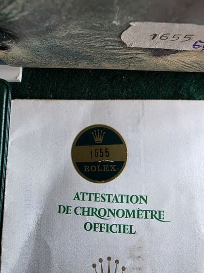 Rolex explorer 1655 from 1978, paper รูปที่ 6