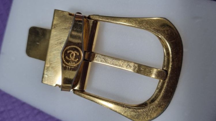 หัวเข็มขัด vintage chanel 