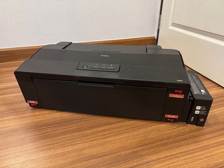 พริ้นเตอร์อิงค์แท้งค์ เครื่องพิมพ์ Epson L1800 มือสองสำหรับงาน DTF