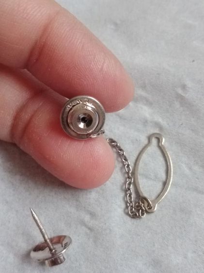 หมุดตอก18K(ปาหะ) พลอยแท้  งานนอกค่ะ รูปที่ 6