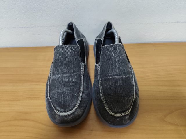 CROCS 44.0 แท้ มือสอง M8 ผ้าใบดำ รูปที่ 8