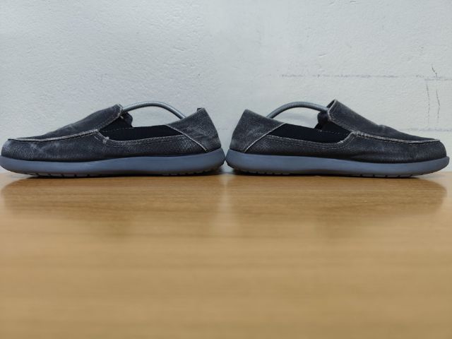 CROCS 44.0 แท้ มือสอง M8 ผ้าใบดำ รูปที่ 13
