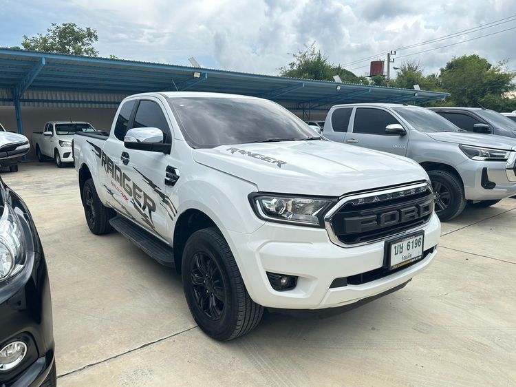 Ford Ranger 2018 2.2 Hi-Rider XLT Pickup ดีเซล ไม่ติดแก๊ส เกียร์ธรรมดา ขาว รูปที่ 2