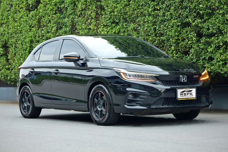 Honda City 2021 1.0 RS Sedan เบนซิน ไม่ติดแก๊ส เกียร์อัตโนมัติ ดำ รูปที่ 4