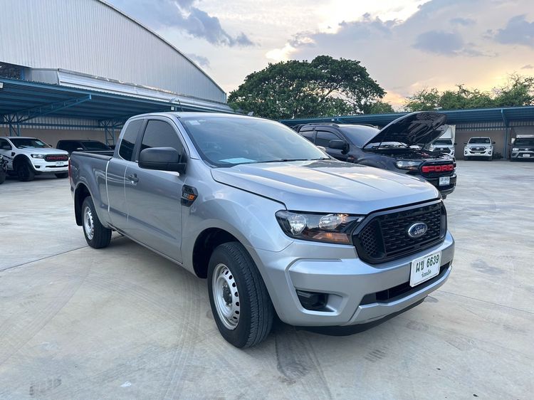 Ford Ranger 2021 2.2 XL Pickup ดีเซล ไม่ติดแก๊ส เกียร์ธรรมดา เทา รูปที่ 2
