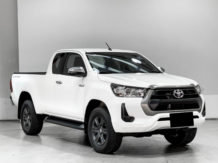 Toyota Hilux Revo 2021 Smart Cab 2.4 Entry Prerunner Pickup ดีเซล เกียร์อัตโนมัติ ขาว รูปที่ 3