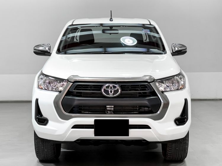 Toyota Hilux Revo 2021 Smart Cab 2.4 Entry Prerunner Pickup ดีเซล เกียร์อัตโนมัติ ขาว รูปที่ 2