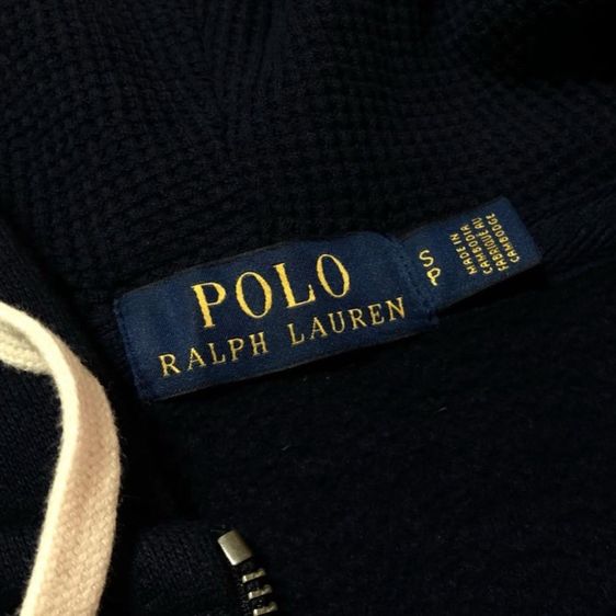 เสื้อฮู้ด Polo Ralph Lauren hoodie สีกรม used like new รูปที่ 5