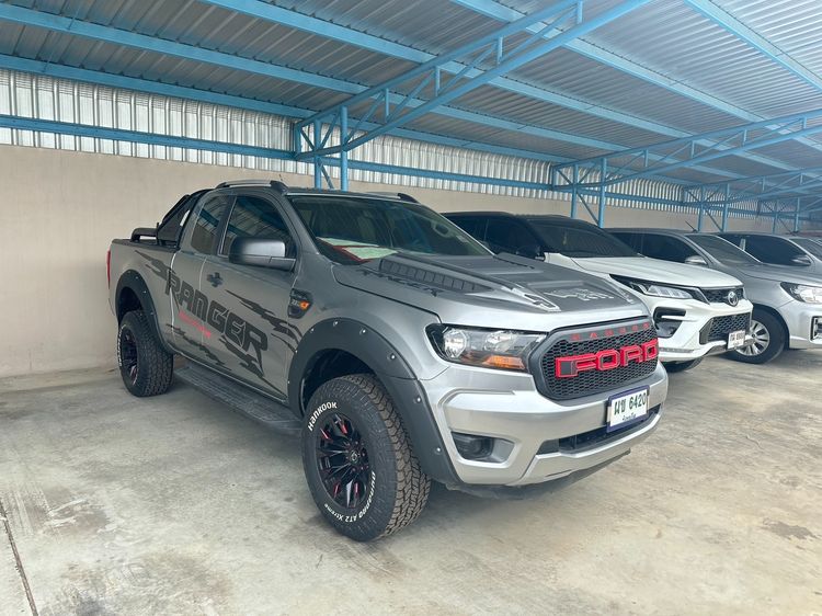 Ford Ranger 2019 2.2 Hi-Rider XL Plus Pickup ดีเซล ไม่ติดแก๊ส เกียร์ธรรมดา เทา รูปที่ 2