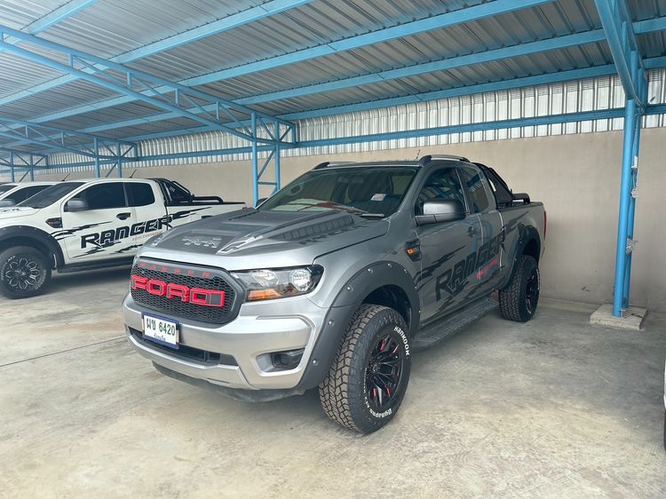 Ford Ranger 2019 2.2 Hi-Rider XL Plus Pickup ดีเซล ไม่ติดแก๊ส เกียร์ธรรมดา เทา