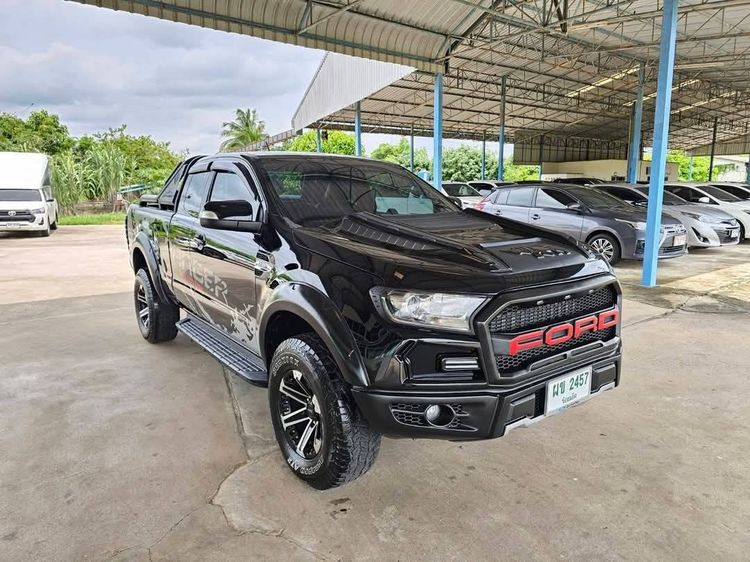 Ford Ranger 2021 2.2 Hi-Rider XLT Pickup ดีเซล ไม่ติดแก๊ส เกียร์อัตโนมัติ ดำ รูปที่ 2
