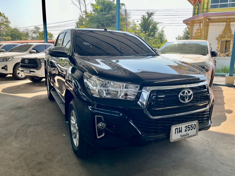 Toyota Hilux Revo 2017 2.4 Prerunner E Pickup ดีเซล ไม่ติดแก๊ส เกียร์ธรรมดา ดำ รูปที่ 2
