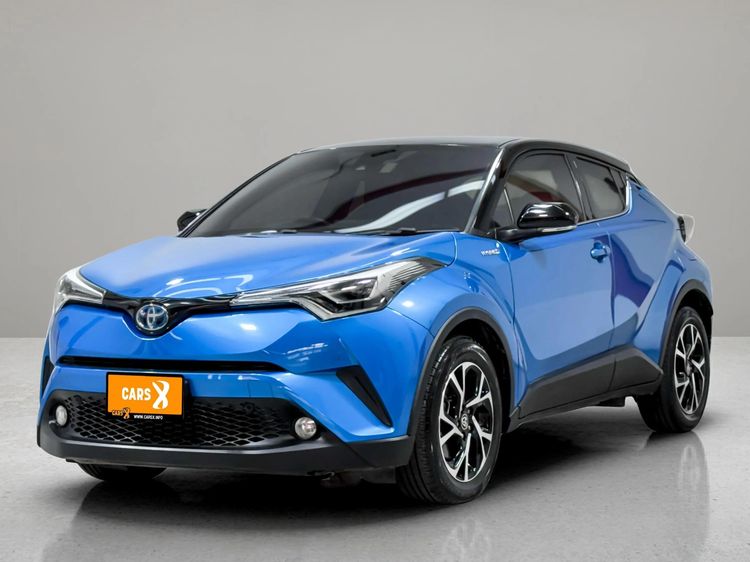 รถ Toyota C-HR 1.8 HV Hi สี น้ำเงิน