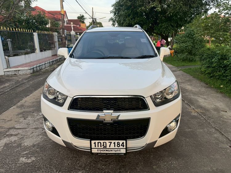 Chevrolet Captiva 2012 2.0 LTZ 4WD Utility-car ดีเซล ไม่ติดแก๊ส เกียร์อัตโนมัติ ขาว รูปที่ 2