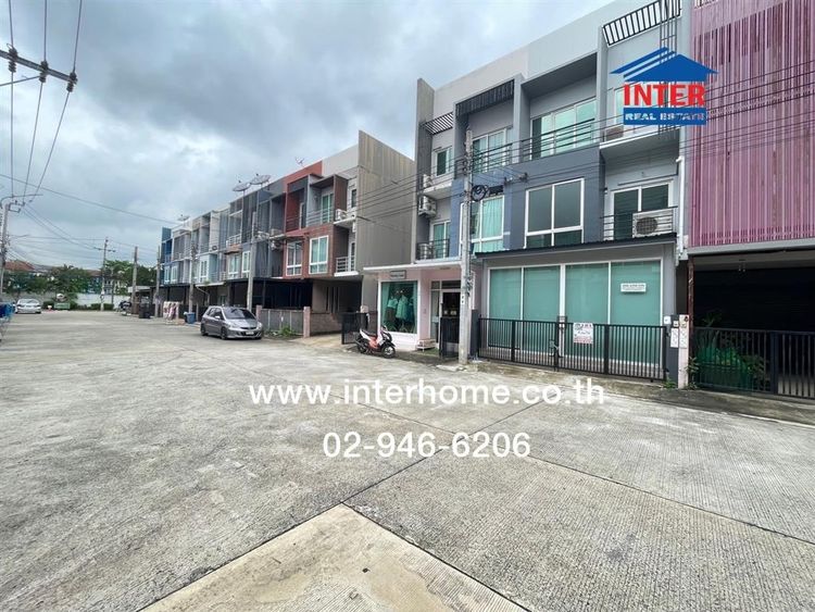 ทาวน์โฮม 3 ชั้น 23.1 ตร.ว. หมู่บ้านกรีนิช รามอินทรา ติดแม็คโครรามอินทรา ระหว่างซอยรามอินทรา74-76 ถนนรามอินทรา ถนนเสรีไทย เขตคันนายาว กรุงเทพ
