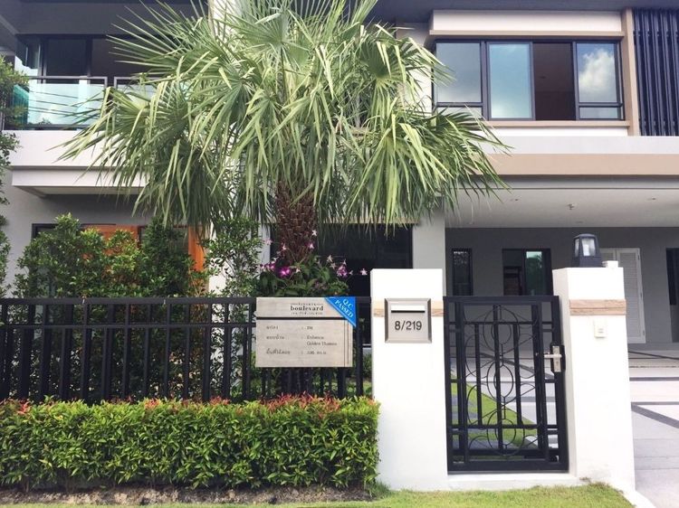 ตกแต่งครบ ขาย ให้เช่า บ้านใหม่ 2 ชั้น Bangkok Boulevard เทพารักษ์ - วงแหวน สไตล์โมเดิร์น แอร์ครบ เฟอร์ครบ เข้าอยู่ได้ทันที รูปที่ 3