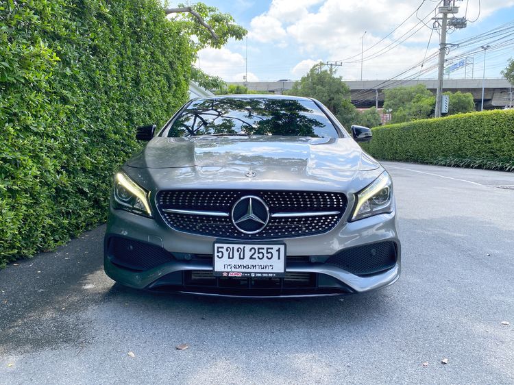 Mercedes-Benz CLA-Class 2019 CLA250 AMG Sedan เบนซิน ไม่ติดแก๊ส เกียร์อัตโนมัติ เทา รูปที่ 4