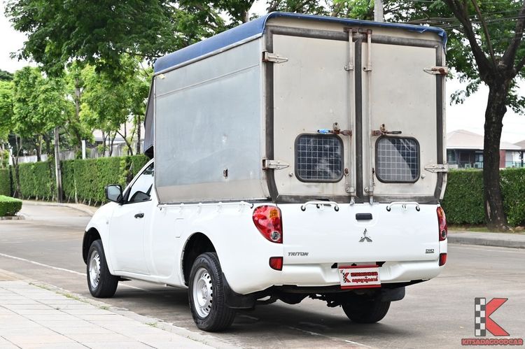 Mitsubishi Triton 2013 2.5 GL Pickup ดีเซล ไม่ติดแก๊ส เกียร์ธรรมดา ขาว รูปที่ 3