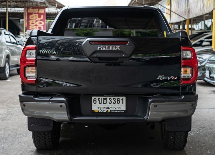 Toyota Hilux Revo 2021 Double Cab Prerunner 2x4 2.4 Rocco Pickup ดีเซล ไม่ติดแก๊ส เกียร์อัตโนมัติ ดำ รูปที่ 4