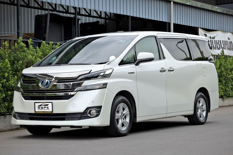 รถ Toyota Vellfire 2.5 HV X 4WD สี ขาว