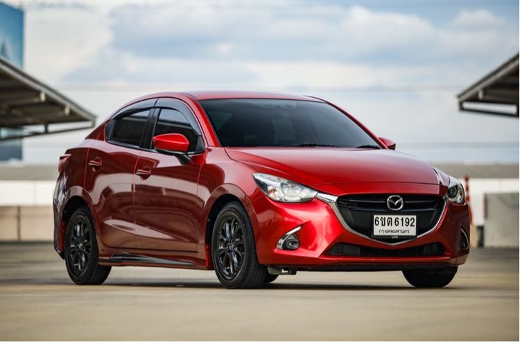 Mazda Mazda 2 2019 1.3 High Plus Sedan เบนซิน ไม่ติดแก๊ส เกียร์อัตโนมัติ แดง รูปที่ 2