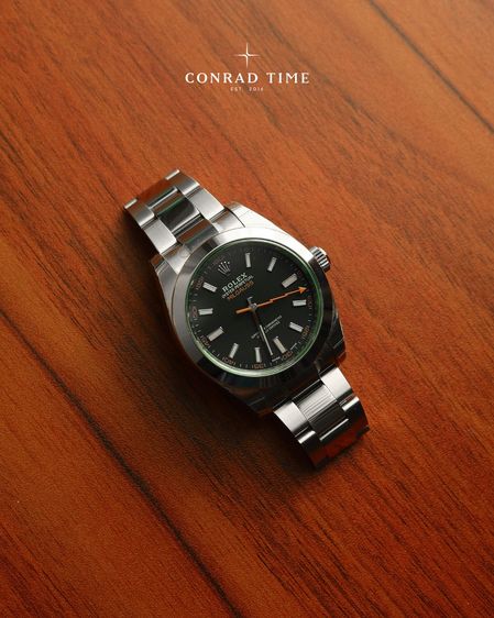 Rolex Milgauss 116400GV Black Dial Oyster Steel 2022 40mm. Fullset 99 รูปที่ 2