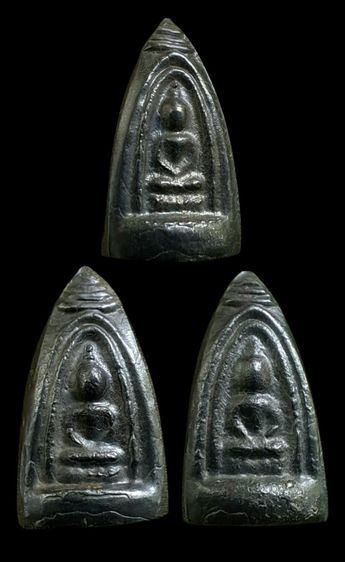 พระพรหม ๓ หน้า หลวงพ่ออี๋ วัดสัตหีบ จ.ชลบุรี เนื้อเมฆพัตร