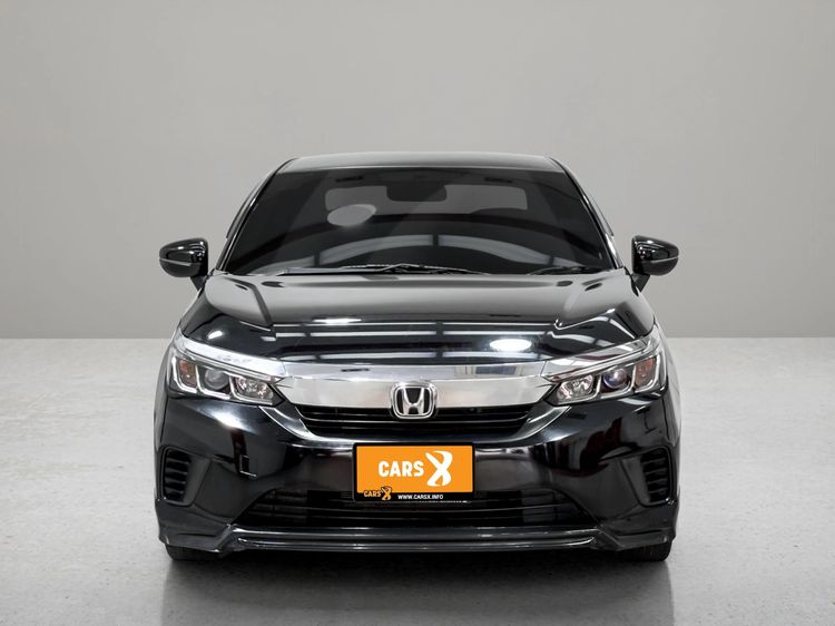 Honda City 2021 1.0 SV Sedan เบนซิน ไม่ติดแก๊ส เกียร์อัตโนมัติ ดำ รูปที่ 3