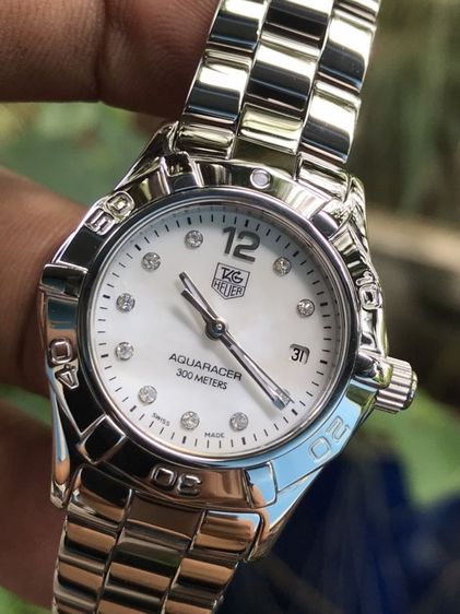 TAG Heuer Aquaracer Quartz Lady Diamond White Pearl Dial🇨🇭🇨🇭
    รูปที่ 5