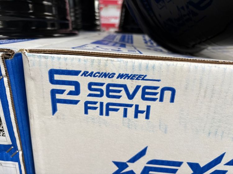 ล้อแม็กมือ1 ขอบ18 FX2 5รู114 กว้าง8 ออฟ38 สีดำเงา ล้อเบา FLOW FORMING งานSEVENFIFTH งานสวยมากๆ รูปที่ 8