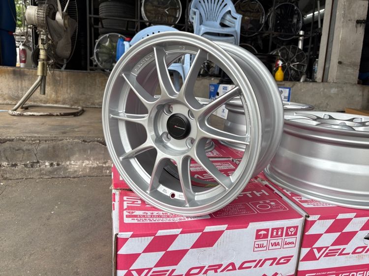 ล้อแม็กมือ1 ขอบ15 TC105 4รู100 กว้าง7 ออฟ35 สีบรอน งานSEVENFIFTH งานสวยมาก  รูปที่ 5