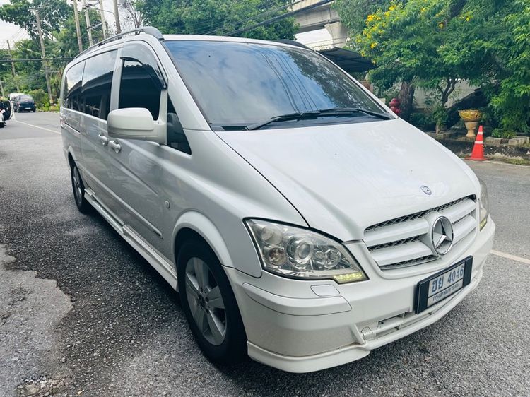 Mercedes-Benz V-Class 2013 Vito Utility-car ดีเซล ไม่ติดแก๊ส เกียร์อัตโนมัติ ขาว รูปที่ 2