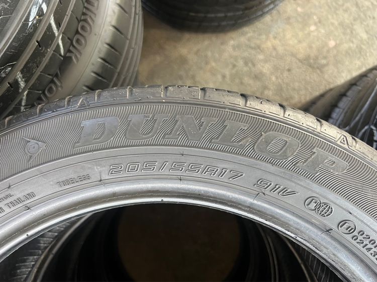 ยาง Dunlop Ec300 205 55 17 เส้น 500 บาท สภาพดี รูปที่ 4
