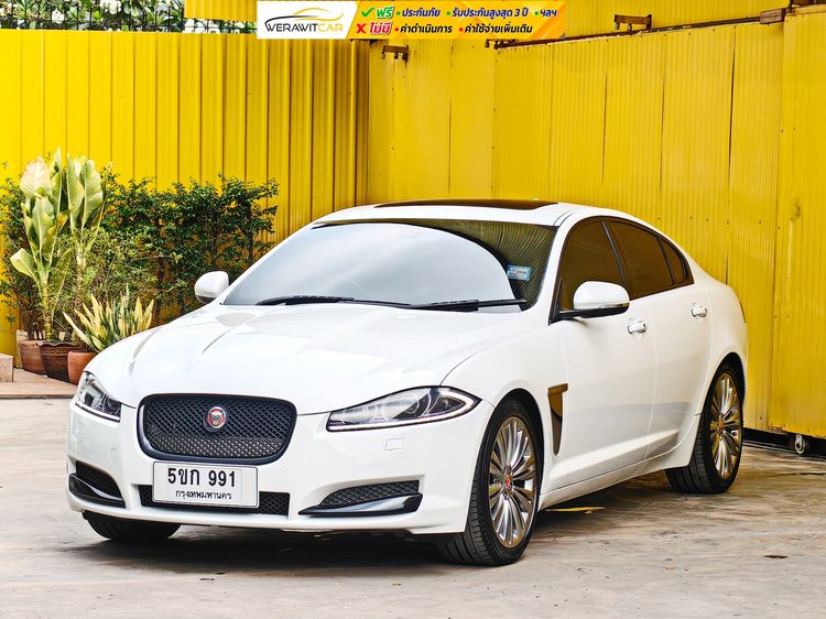 Jaguar XF-Series 2014 2.2 Sedan ดีเซล ไม่ติดแก๊ส เกียร์อัตโนมัติ ขาว รูปที่ 3