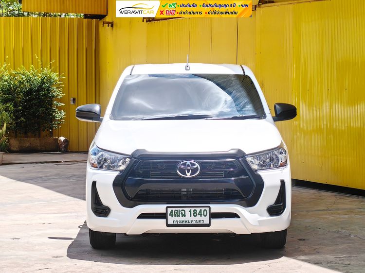 Toyota Hilux Revo 2022 2.4 Z Edition Entry Pickup ดีเซล ไม่ติดแก๊ส เกียร์ธรรมดา ขาว รูปที่ 2